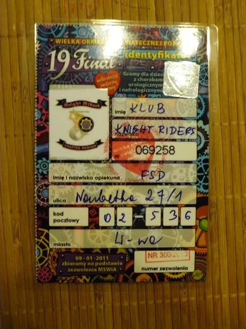 wośp - 19 finał — archiwum Right Riders, 2011